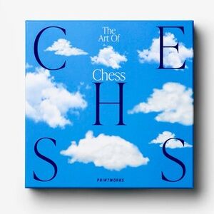 New Printworks Chess Clouds Chessboard